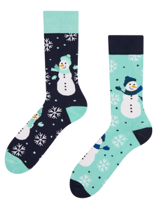 Warm Socks Joyful Snowman
