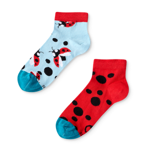 Kids' Ankle Socks Ladybugs & Dots