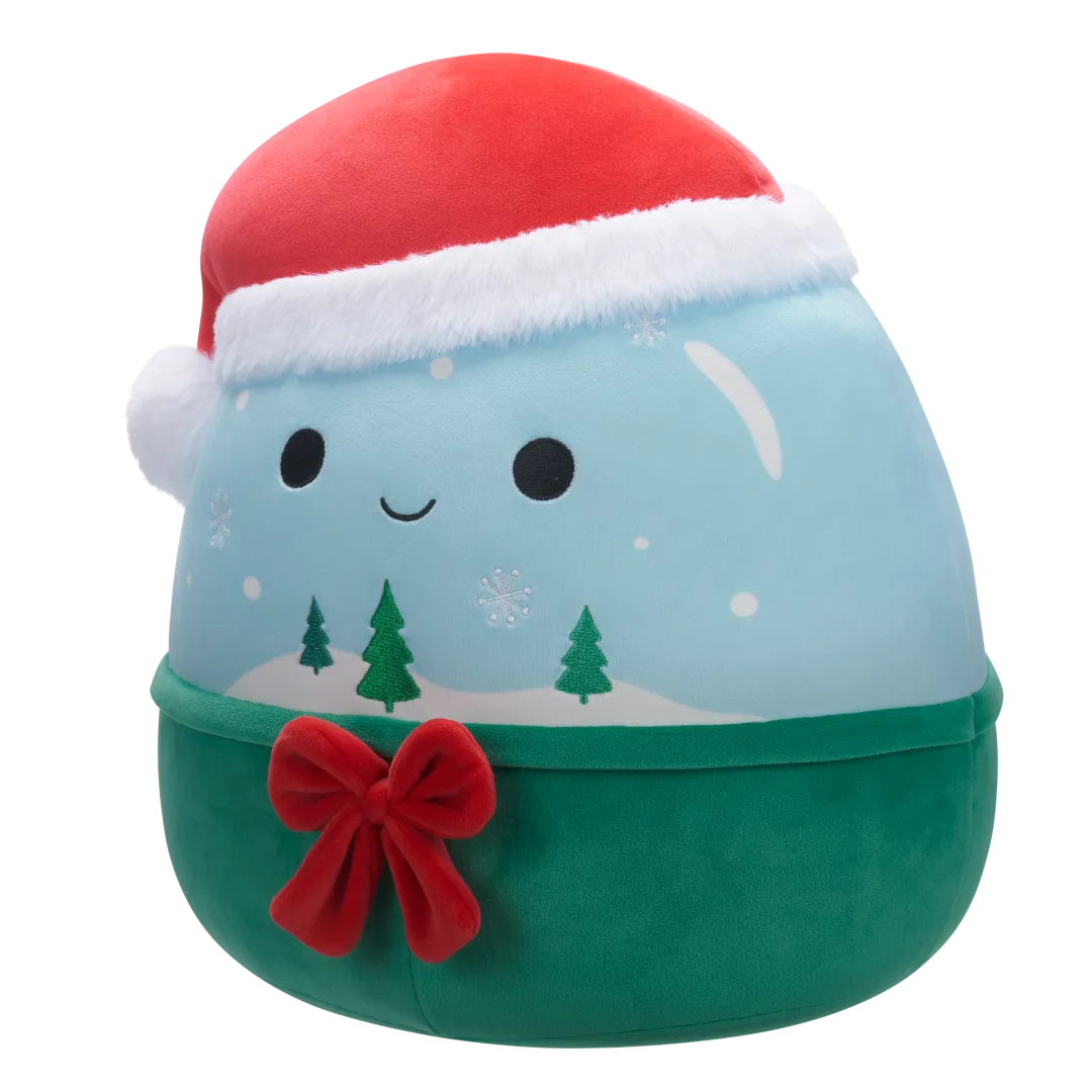 Squishmallows Ezekiel the Christmas Snow Globe, 20 cm – Dedoles