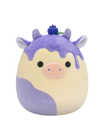 Squishmallows Benito the Blueberry Cheesecake Cow, 20 cm