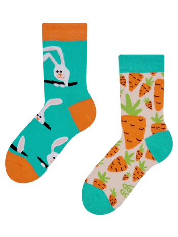Kids' Socks Carrot Rabbit