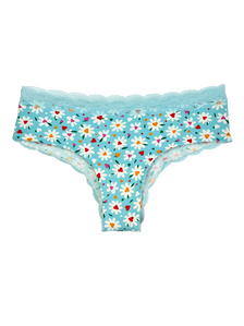 Women´s Lace Briefs Hearts & Daisies