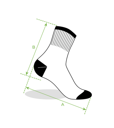 Ribbed Mid Calf Socks