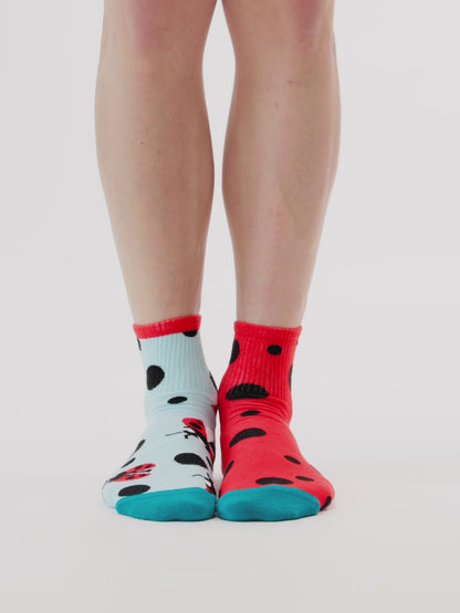 Crew Socks Ladybugs & Dots